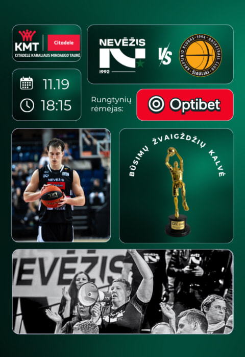Pirkti bilietus Citadele KMT: Kėdainių „Nevėžis“ - Šiaulių „Šiauliai“ Kėdainiai, Kėdainių arena Lapkritis 19
