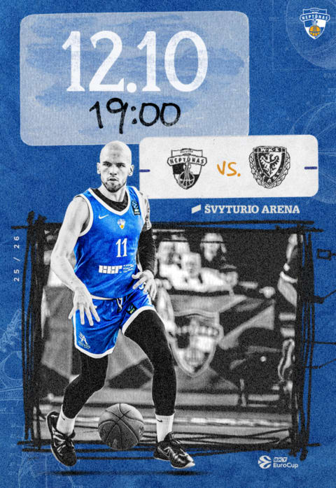 Pirkt biļetes BKT EuroCup: Klaipėdos „Neptūnas“ - Vroclavo  „Slask” Klaipėda, Klaipėdos Švyturio arena Decembris 10