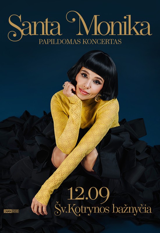 Купить билеты Santa Monika | Papildomas koncertas Vilnius, Šv. Kotrynos bažnyčia Декабрь 09