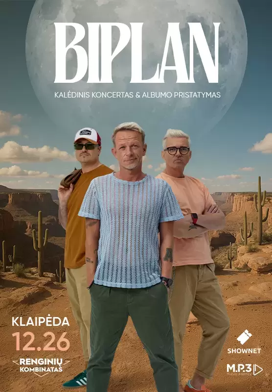 Купить билеты Biplan ❍ Klaipėda Klaipėda, Renginių kombinatas Декабрь 26