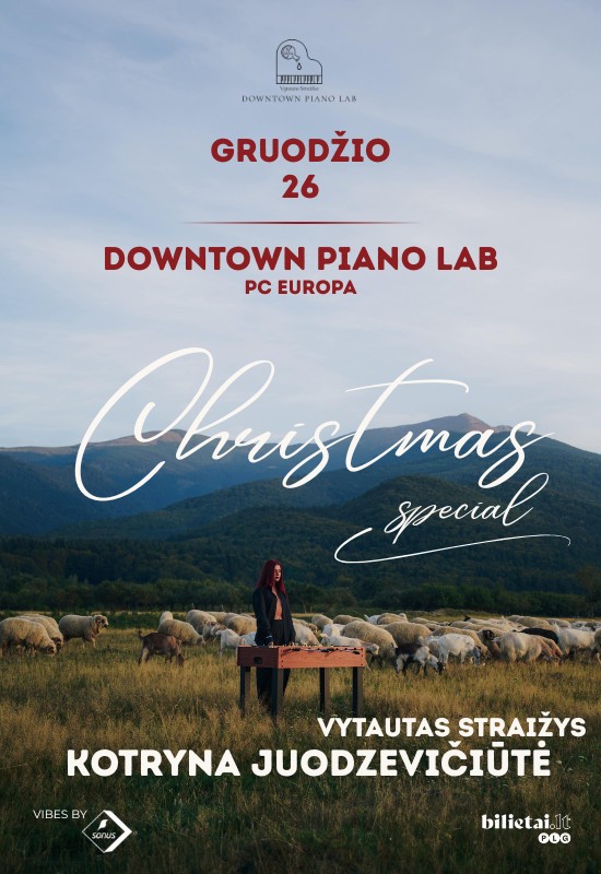 Pirkt biļetes Christmas special | Kotryna Juodzevičiūtė ir Vytautas Straižys Vilnius, Downtown Piano Lab, PC Europa Decembris 26