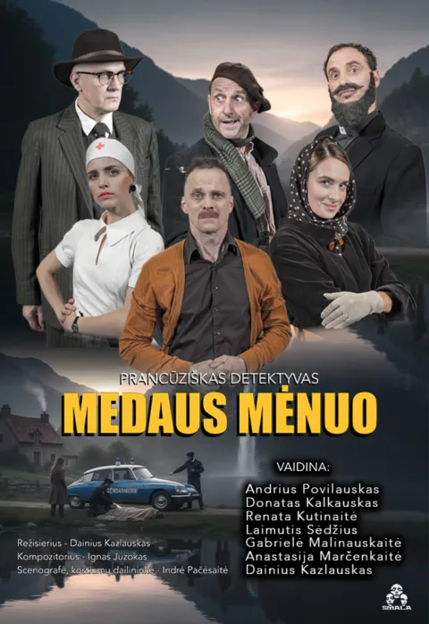 Pirkt biļetes Prancūziškas detektyvas - Medaus Mėnuo | 12.04 Vilnius, SMALA Decembris 04