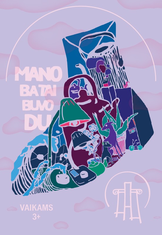 Buy tickets VMT spektaklis vaikams | MANO BATAI BUVO DU Vilnius, Valstybinis Vilniaus mažasis teatras January 11