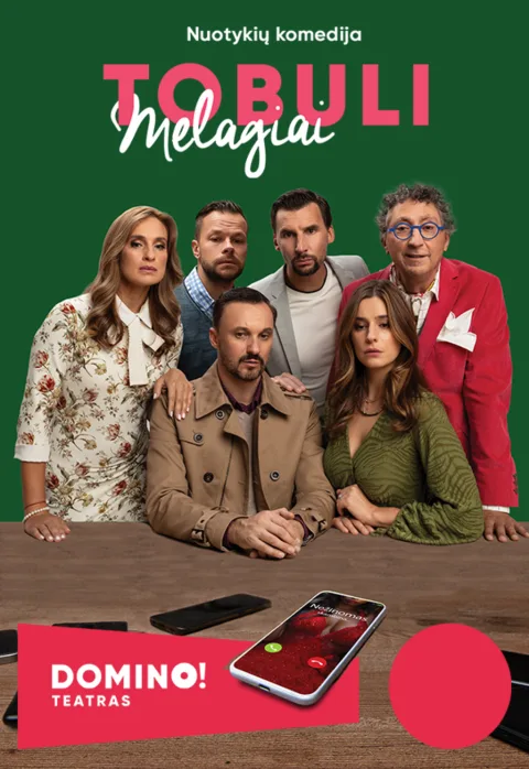 Pirkti bilietus DOMINO teatras | komedija TOBULI MELAGIAI Kaunas, Kauno kino centras „Romuva“ Sausis 04