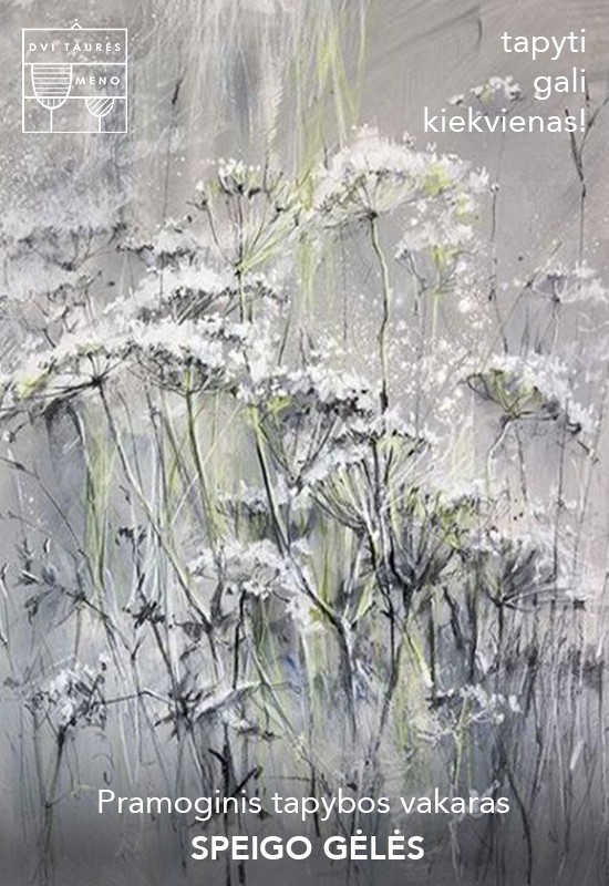 Buy tickets Tapybos vakaras: Speigo gėlės Vilnius, Dvi taurės meno tapybos studija - dvaras December 30