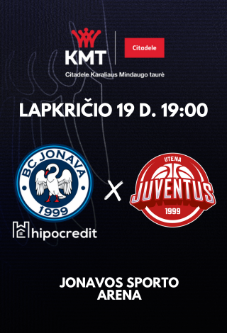 Buy tickets Jonava Hipocredit - Juventus Jonava, Jonavos sporto arena November 19