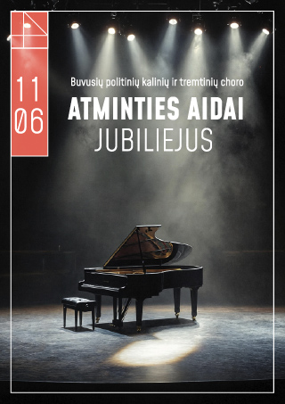 Buy tickets Buvusių politinių kalinių ir tremtinių choro „Atminties aidai“ 25-mečio jubiliejus  Gargždai, Gargždų kultūros centro „4 VANDENŲ“ renginių salė November 06