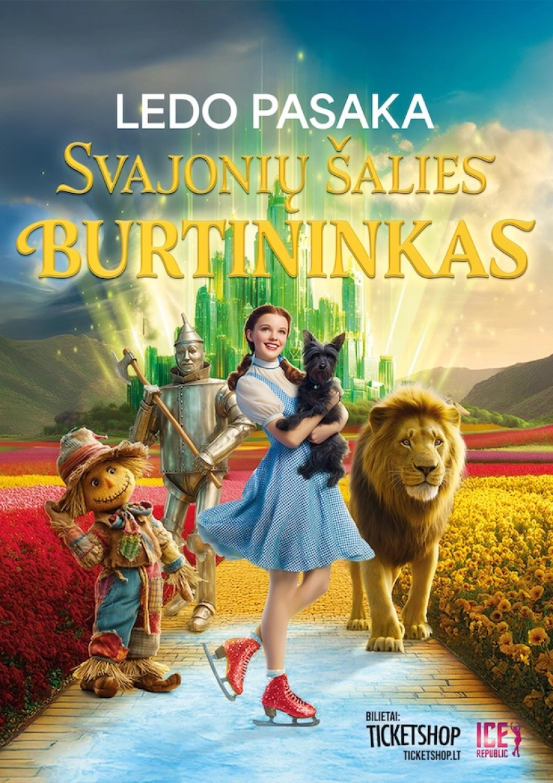 Pirkti bilietus Svajonių šalies burtininkas | Ledo pasaka | KAUNAS (LT) Kaunas, Kauno Ledo Rūmai Sausis 04