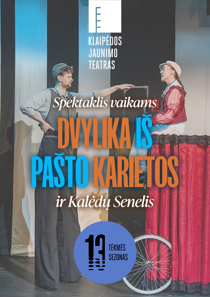 Pirkti bilietus Klaipėdos jaunimo teatras | spektaklis vaikams Dvylika iš pašto karietos | KALĖDOS KAUNE Kaunas, KKC / Kauno Kultūros Centras Gruodis 07