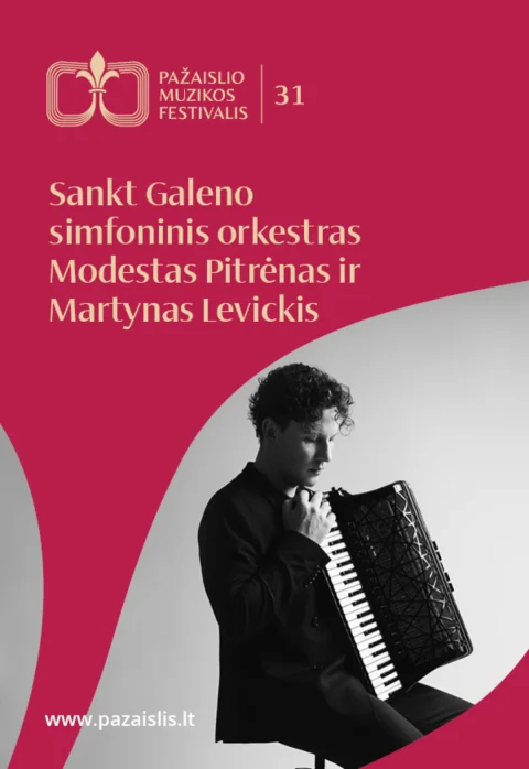 Pirkti bilietus Festivalio pradžios koncertas: Sankt Galeno simfoninis orkestras, Modestas Pitrėnas ir Martynas Levickis Kaunas, Pažaislio vienuolynas Birželis 06