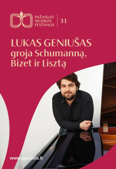 Pirkti bilietus Lukas Geniušas groja Schumanną, Bizet ir Lisztą Kaunas, Kauno valstybinė filharmonija Liepa 12