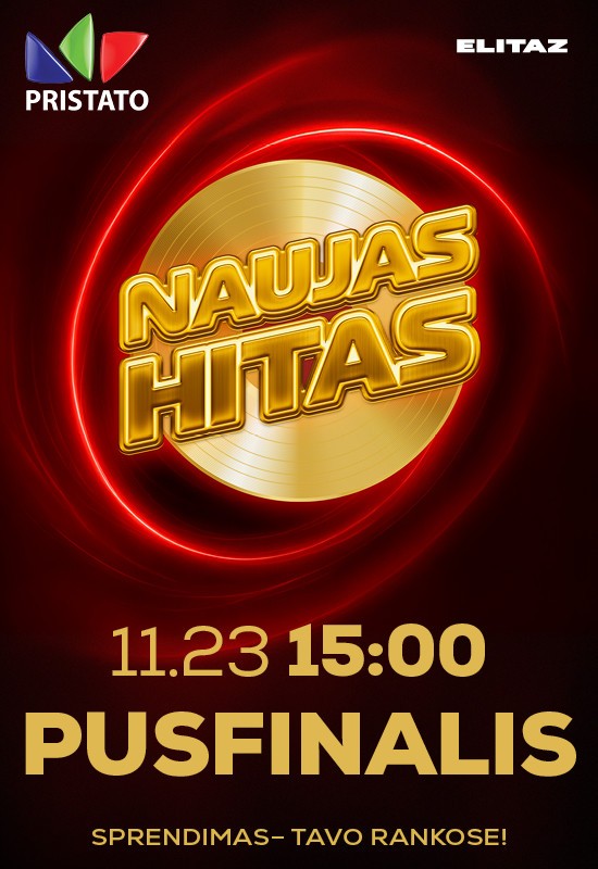 Купить билеты NAUJAS HITAS  PUSFINALIAI! Vilnius, LNK didžioji studija Ноябрь 23