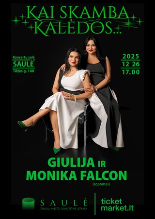 Купить билеты „KAI SKAMBA KALĖDOS...“ Šiauliai, Šiaulių koncertų salė Saulė Декабрь 26