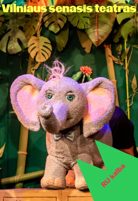 Pirkti bilietus Pagal Rudyardo Kiplingo kūrybą „SMALSUSIS DRAMBLIUKAS“  (Rež. J. Rusakova) Vilnius, Vilniaus Senasis Teatras Sausis 17