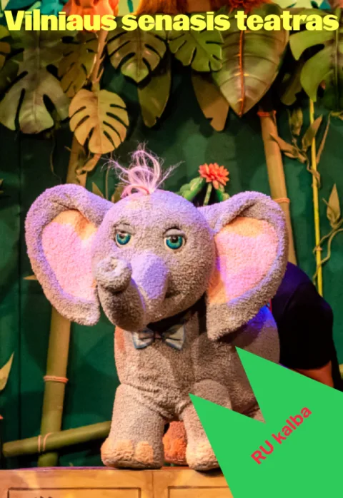 Pirkti bilietus Pagal Rudyardo Kiplingo kūrybą „SMALSUSIS DRAMBLIUKAS“  (Rež. J. Rusakova) Vilnius, Vilniaus Senasis Teatras Kovas 08