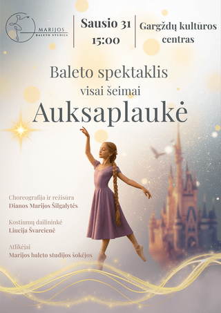 Buy tickets Vaikų baleto spaktaklis 