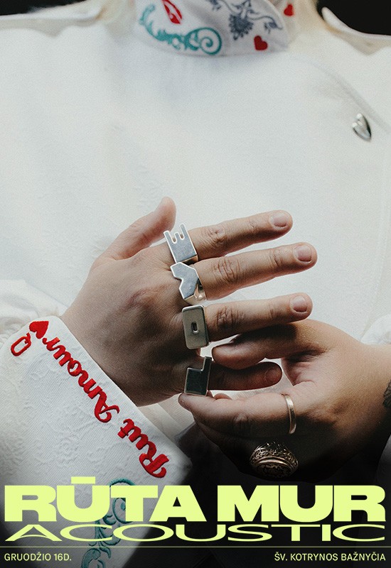 Pirkt biļetes PAPILDOMAS | RŪTA MUR | acoustic | Šv. Kotrynos bažnyčia Vilnius, Šv. Kotrynos bažnyčia Decembris 16