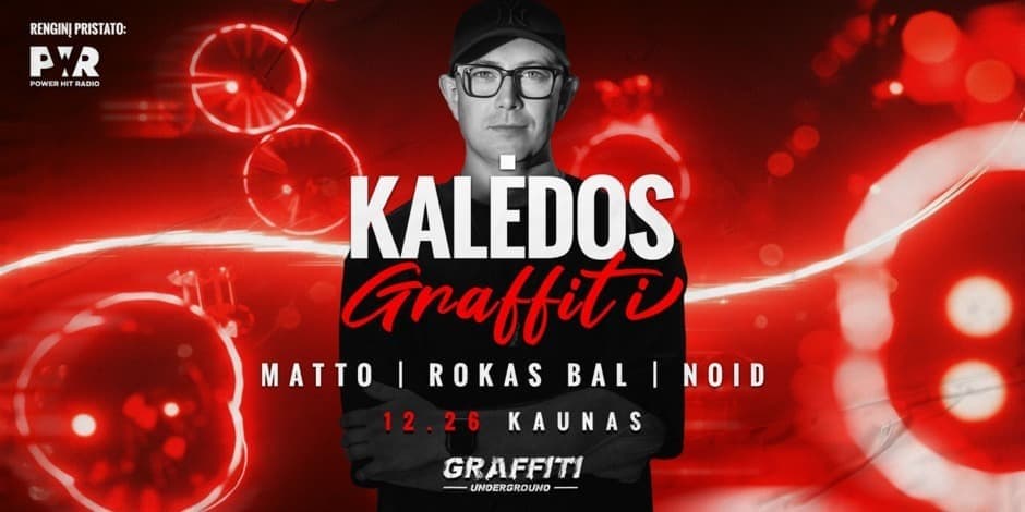 Купить билеты KALĖDOS Graffiti underground | 12.26 Kaunas Kaunas, Graffiti Underground Kaunas Декабрь 26
