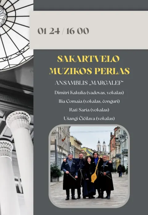 Buy tickets SAKARTVELO MUZIKOS PERLAS Kaunas, Kauno valstybinė filharmonija January 24