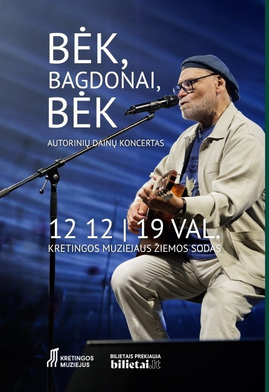 Pirkti bilietus Vladas Bagdonas | Bėk, Bagdonai, bėk Kretinga, Kretingos muziejus Gruodis 12