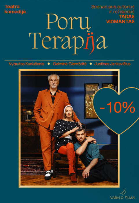 Pirkt biļetes Teatro komedija PORŲ TERAPIJA Elektrėnai, Elektrėnų kultūros centras Februāris 13