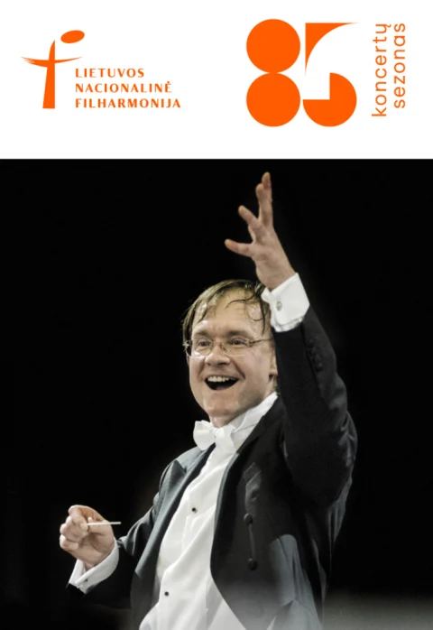 Купить билеты Simfoninės muzikos šedevrai. Maestro Roberto Šerveniko jubiliejui Vilnius, Lietuvos nacionalinė filharmonija Март 28