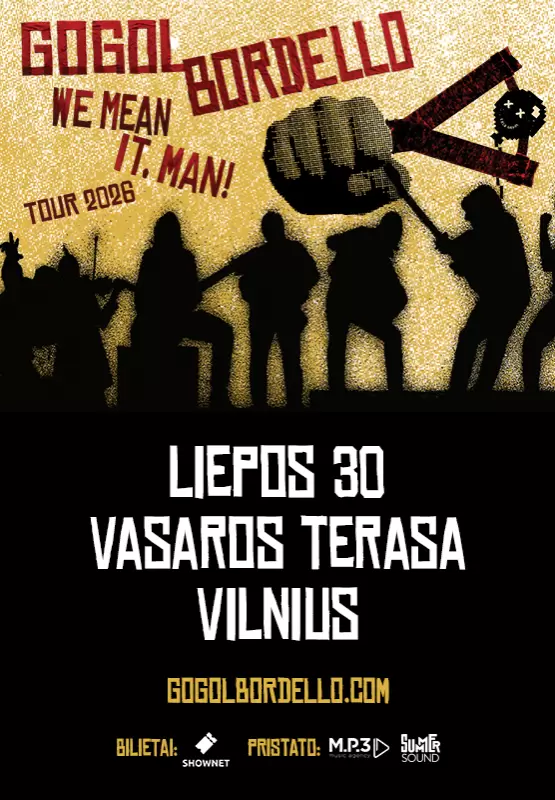 Pirkti bilietus Gogol Bordello | Vilnius Vilnius, Vasaros terasa Liepa 30
