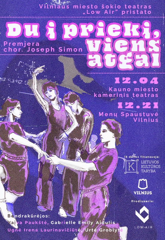 Pirkti bilietus Du į priekį, viens atgal | KAUNAS Kaunas, Kauno miesto kamerinis teatras Gruodis 04