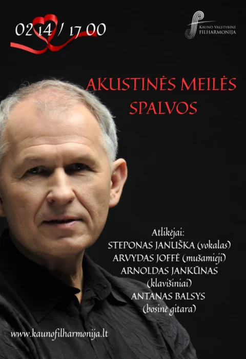 Pirkt biļetes AKUSTINĖS MEILĖS SPALVOS Kaunas, Kauno valstybinė filharmonija Februāris 14