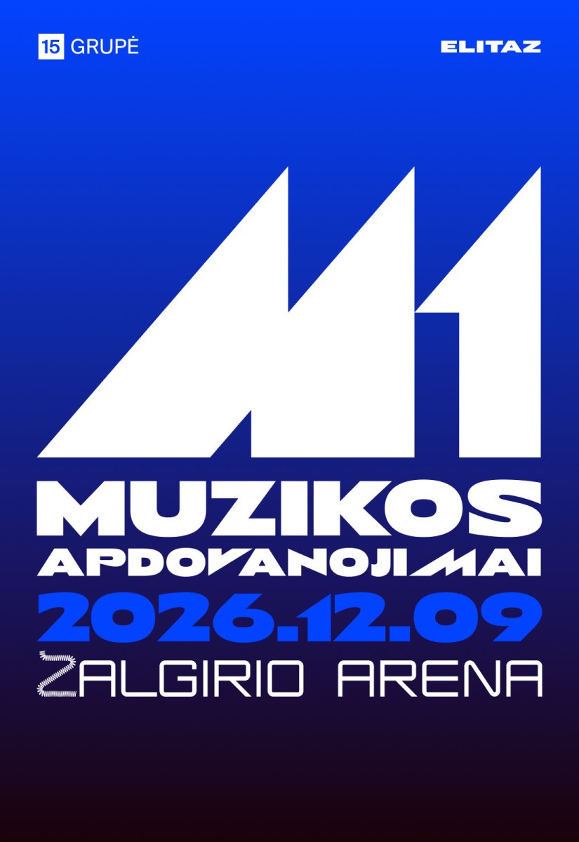 Купить билеты M1 muzikos apdovanojimai 2026 Kaunas, Kauno Žalgirio arena Декабрь 09