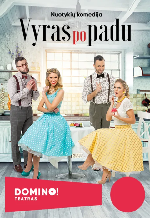 Pirkti bilietus DOMINO teatras | komedija VYRAS PO PADU Vilnius, DOMINO teatras Vasaris 10
