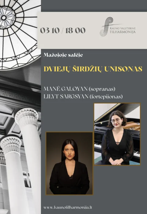 Buy tickets DVIEJŲ ŠIRDŽIŲ UNISONAS Kaunas, Kauno valstybinė filharmonija March 10