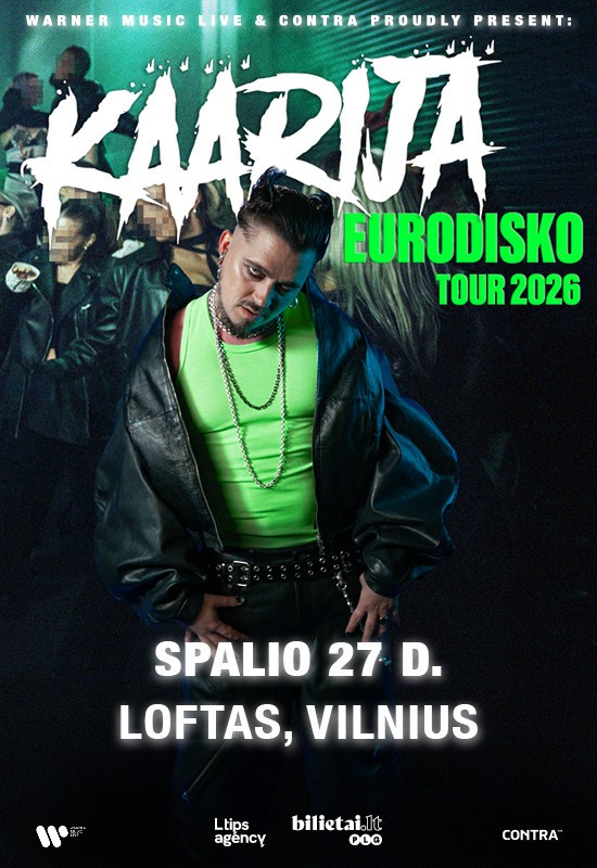 Pirkti bilietus KÄÄRIJÄ | EURODISKO-TOUR 2026 Vilnius, Menų fabrikas LOFTAS Spalis 27
