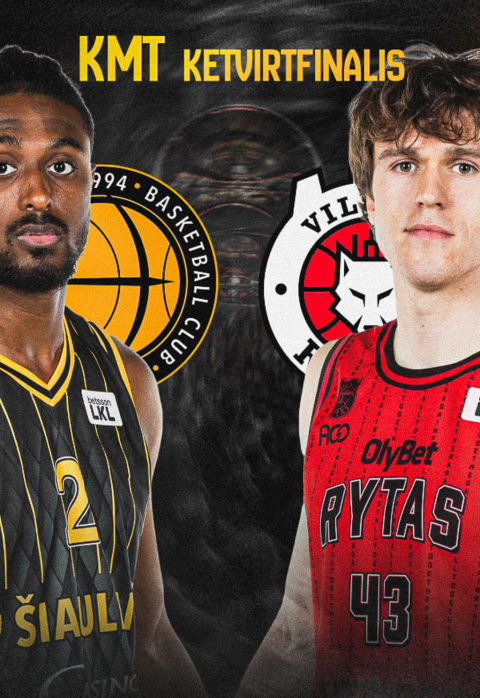 Pirkti bilietus KMT ketvirtfinalis: „Šiauliai” – „Rytas” Šiauliai, Šiaulių arena Gruodis 23