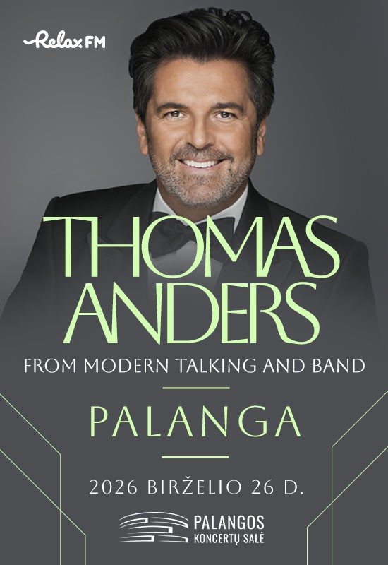 Pirkti bilietus THOMAS ANDERS from Modern Talking Palanga, Palangos koncertų salė Birželis 26