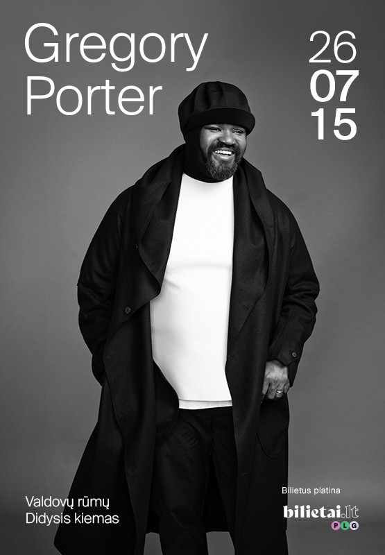 Pirkti bilietus Gregory Porter Vilnius, Valdovų rūmai Liepa 15