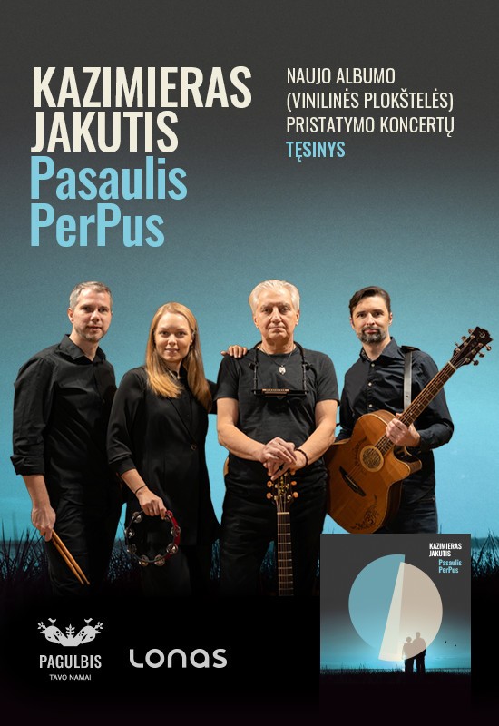 Купить билеты (PERKELTAS) Kazimieras Jakutis / Naujo albumo Pasaulis PerPus pristatymo koncertas Kėdainiuose Kėdainiai, Kėdainių daugiakultūrinis centras Май 21
