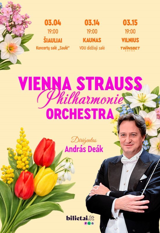 Pirkti bilietus Vienna Strauss Philharmonie Orchestra | Šiauliai Šiauliai, Koncertų salė Saulė Kovas 04