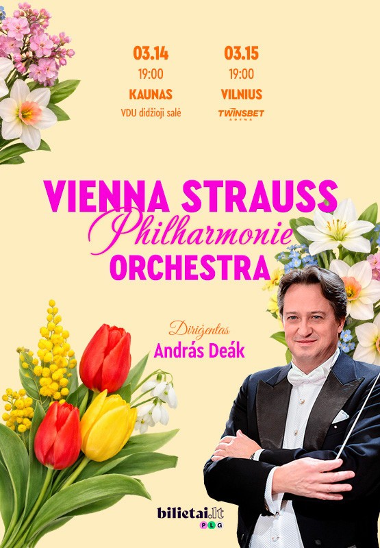Buy tickets Vienna Strauss Philharmonie Orchestra | Vilnius Vilnius, Twinsbet Arena March 15