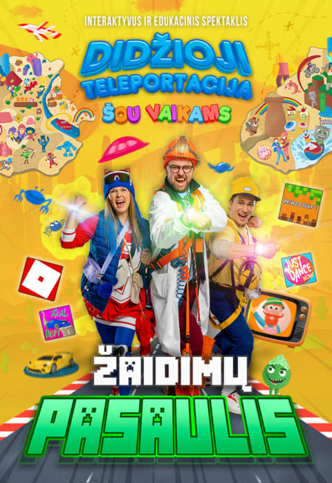 Pirkti bilietus Didžioji teleportacija - Žaidimų pasaulis Klaipėda, Klaipėdos koncertų salė Balandis 26