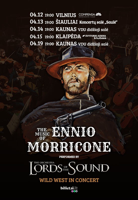 Pirkti bilietus Ennio Morricone by Lords of the Sound | Kaunas Kaunas, VDU didžioji salė Balandis 19