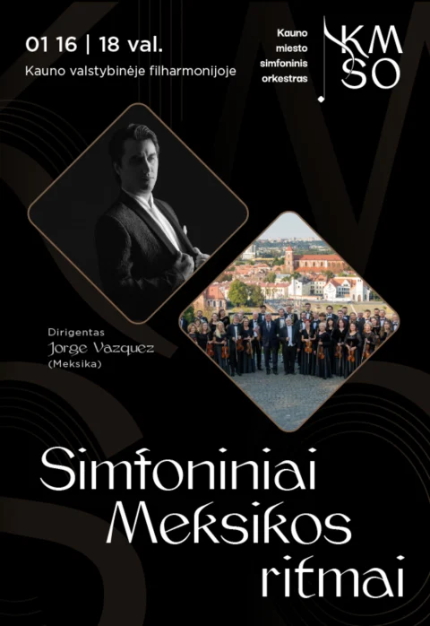 Buy tickets SIMFONINIAI MEKSIKOS RITMAI Kaunas, Kauno valstybinė filharmonija January 16