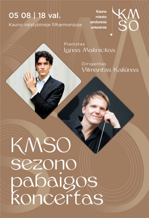 Pirkti bilietus KMSO SEZONO PABAIGOS KONCERTAS: NUO VIENOS IKI PARYŽIAUS Kaunas, Kauno valstybinė filharmonija Gegužė 08