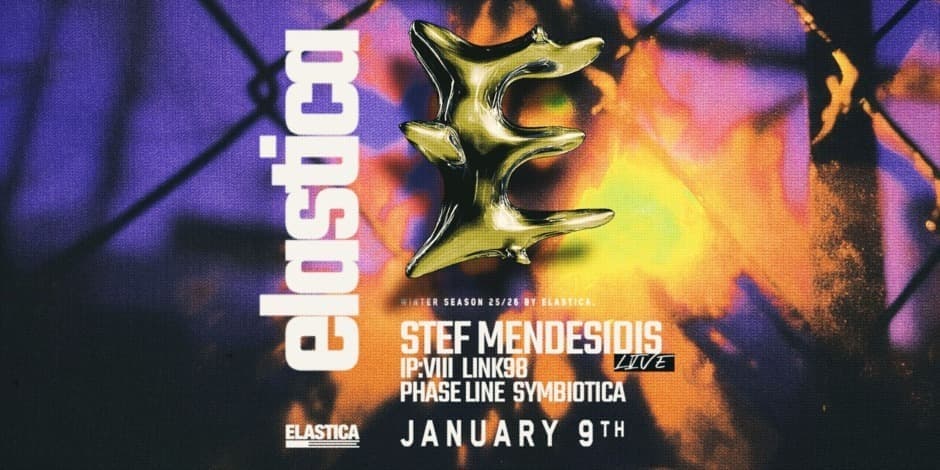 Купить билеты ELASTICA: STEF MENDESIDIS LIVE, LINK98, IP:VIII, PHASE LINE, SYMBIOTICA Vilnius, Elastica Январь 09-10