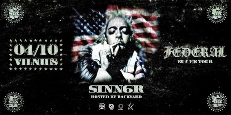 Pirkt biļetes Backyard Presents: SINN6R Vilnius, Mello Aprīlis 10
