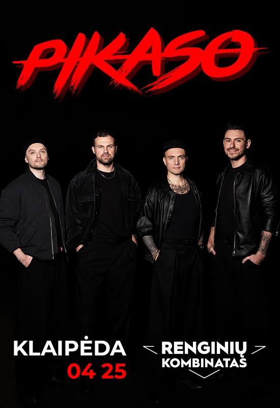 Pirkti bilietus PIKASO | Klaipėda Klaipėda, Renginių kombinatas Balandis 25
