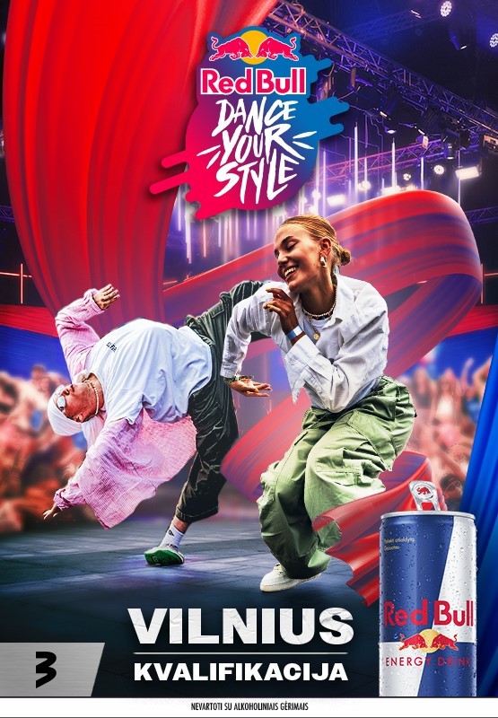 Pirkti bilietus Šokių kovos RED BULL DANCE YOUR STYLE - dvikovos Vilnius, Stage Lite studija Vasaris 08