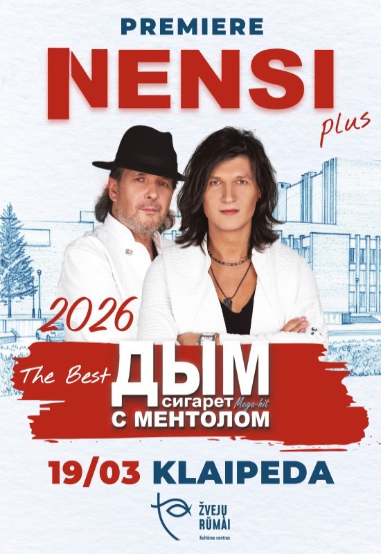 Pirkti bilietus Nensi: Turo diena gimtadienio proga | KLAIPĖDA Klaipėda, Kultūros centras Žvejų rūmai Kovas 19