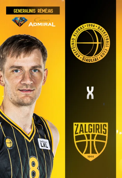 Pirkti bilietus LKL: „Šiauliai“ – „Žalgiris“ Šiauliai, Šiaulių arena Balandis 25