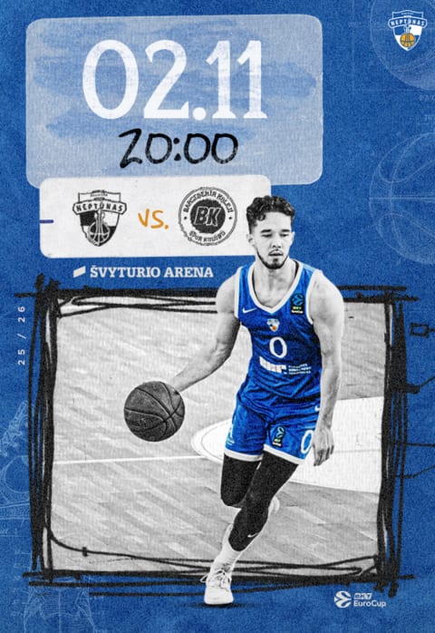 Купить билеты BKT EuroCup: Klaipėdos „Neptūnas“ –  Stambulo „Bahcesehir College” Klaipėda, Klaipėdos Švyturio arena Февраль 11